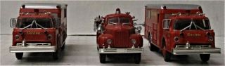 Athearn Mack B Model Fire Protection Service Pumper Truck & Rescue Unit Ho Scale 2