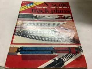 Vintage N Scale Model Railroad Track Plans By Model Railroader 1974 Edition