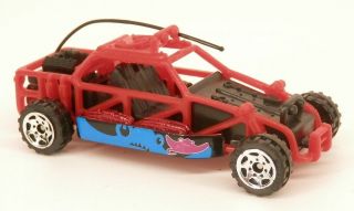 Matchbox Dune Buggy V8 Motor Sand Rail Black Seats & Red Roll Cage 1:61 Scale