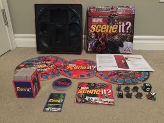 Marvel Deluxe Edition Scene It? The Dvd Game Collectors Tin Complete,  Cards