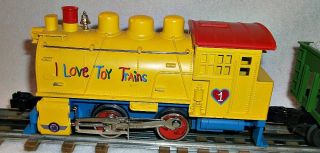 Mth Rail King I Love Toy Trains Dockside Steam Locomotive 30 - 1208 Hopper Caboose