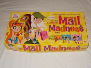 2004 Electronic Mall Madness Milton Bradley Board Game 100 Complete Great