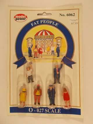 Model Power 6062 O Scale Fat People Figures