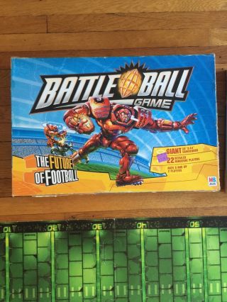 Battleball Battle Ball Football Board Game 2003 Milton Bradley Hasbro Complete