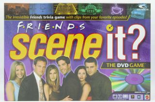 Friends Scene It Dvd Trivia Game With Real Tv Show Clips Complete Set Vgc