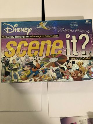 Disney Scene It Dvd Family Trivia Game - 100 Complete