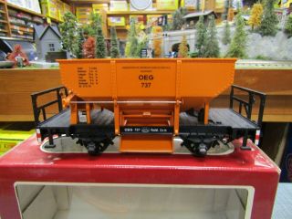 Lgb 4041 Oeg Hopper Car G Scale Made In Germany Pre Owned