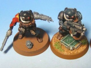 Warhammer 40K Painted Imperial Guard ? Sci - Fi Armored Troops x3 Games Workshop 2