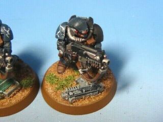 Warhammer 40K Painted Imperial Guard ? Sci - Fi Armored Troops x3 Games Workshop 3