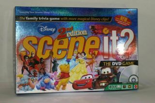 Disney Scene It 2nd Edition Dvd Game Mattel 2007 Pixar Complete