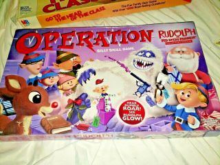 2012 Operation Rudolph Red - Nosed Reindeer Game Board Hasbro