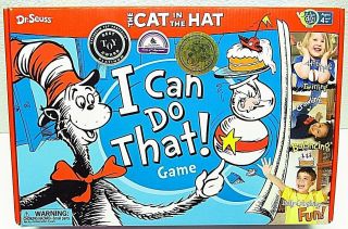 Dr Seuss Cat In The Hat I Can Do That Game Complete & Handling