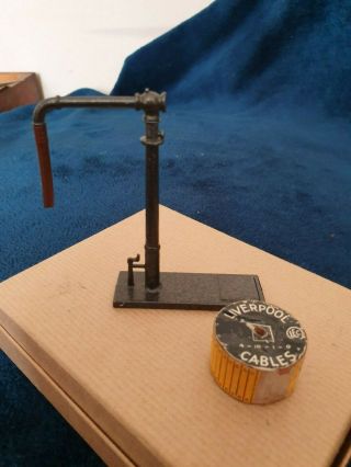 Tri - Ang R88 Steam Train Water Crane And Meccano Cable Reel