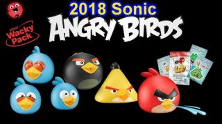 Sonic Wacky Pack 2018 Angry Birds Water Squirters Set Of 6