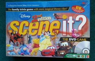 Scene It? Disney 2nd Ed 2007 (dvd / Board Game) Complete -