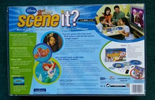 Scene It? Disney 2nd Ed 2007 (DVD / Board Game) Complete - 2