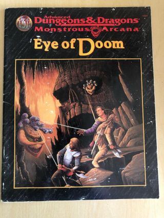 Advanced Dungeons & Dragons Monstrous Arcana Eye Of Doom Tsr 1996 Good Cond