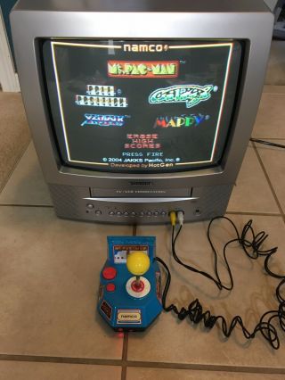 Namco Ms Pac - Man,  Galaga,  Pole Position 5 In 1 Plug And Play Tv Game
