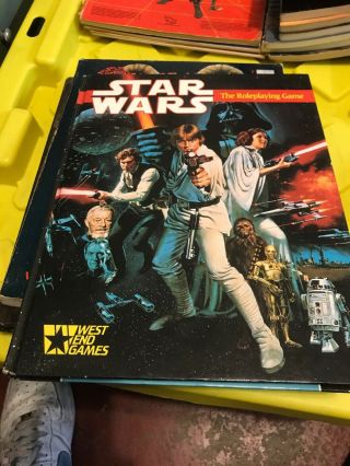 Star Wars The Roleplaying Game Core Rule Book 1st Ed Hardcover West End Games