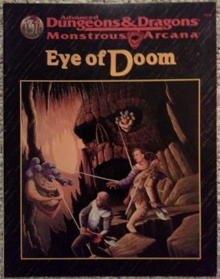 Eye Of Doom - Monstrous Arcana - Advanced Dungeons & Dragons - Ad&d Tsr.