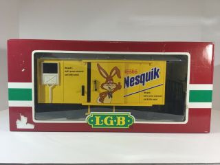 Lehmann Lgb G Scale Nesquik Nestle Chocolate Bunny Box Car Train 45280