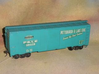 O - Scale 2 - Rail Kit Built Pittsburg & Lake Erie Box Car 35078