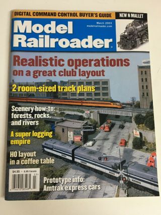 Model Railroader - March 2003