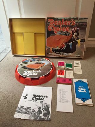 Dealers Choice Board Game Parker Brothers 1972 Complete 1971 Stingray Cover Exc