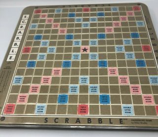 1989 Scrabble Deluxe Edition Rotating Game Board Turntable Only Replacement Part