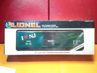 1990 Lionel Lti 6 - 19909 I Love Jersey Box Car