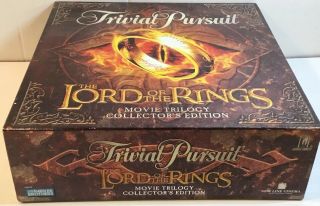 Trivial Pursuit The Lord Of The Rings Movie Trilogy Collector 