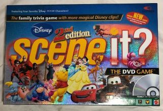 Disney Scene It? 2nd Edition Dvd Game 2007 Missing Board