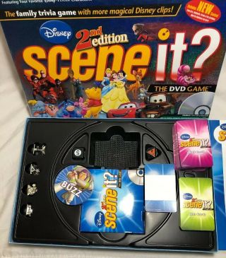 Disney Scene It? 2nd Edition DVD Game 2007 Missing Board 2