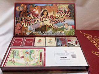 American Girl Board Game A Trip Through Time EUC Historic Dolls 2