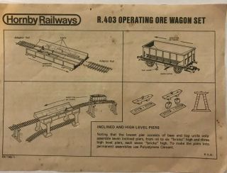 OO/HO Gauge Hornby R404 Operating Ore Set including Consett Operating Ore Wagon 3