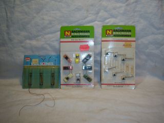 Group 3 Packs N Scale Train Accessories