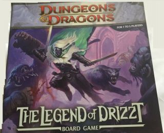 The Legend Of Drizzt Dungeons & Dragons Board Game