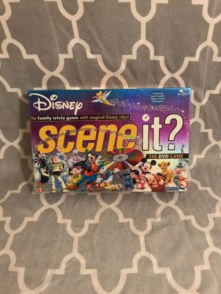 Scene It? Disney Edition Dvd Board Game By Screen Life 2004 Complete