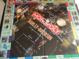 Monopoly Harley Davidson HD Motorcycle Authorized Edition 1997 3