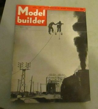Model Builder Jan 1949 Complete Vg