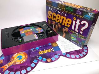 Friends Scene It The Dvd Trivia Board Game Mattel 2005 Complete Set
