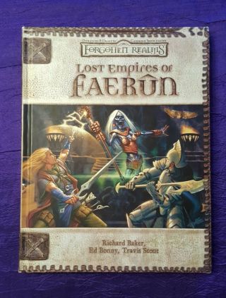 - - D&d 3.  5 - Forgotten Realms - Lost Empires Of Faerun - -