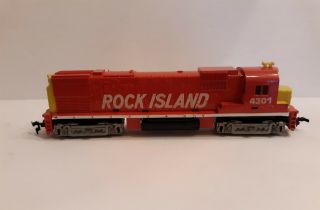 Tyco Diesel Locomotive " Rock Island " 4301 Ho Scale Train Engine Model T7