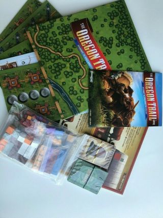 Pressman Board Game - THE OREGON TRAIL - Journey to Willamette Valley - COMPLETE 3