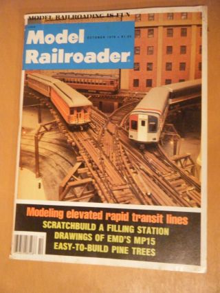 Model Railroader - Magazines October 1978 Back Issue