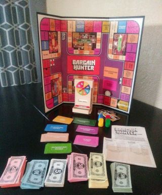 1981 Milton Bradley Bargain Hunter Board Game Smart Shopping Credit