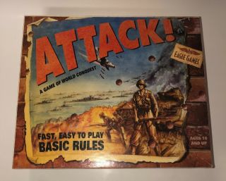 Eagle Games Attack A Game Of World Conquest Board Game