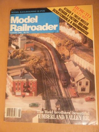 Model Railroader - Magazines Back Issue August 1981