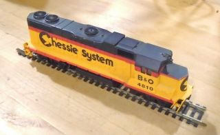 Ho,  Train Engine,  Chessie B & O,  4810,  Gp20 Lifelike,  Runs,