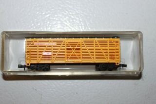 N Scale - Model Power - Union Pacific Cattle Car 294739